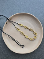 Anna thin brass choker