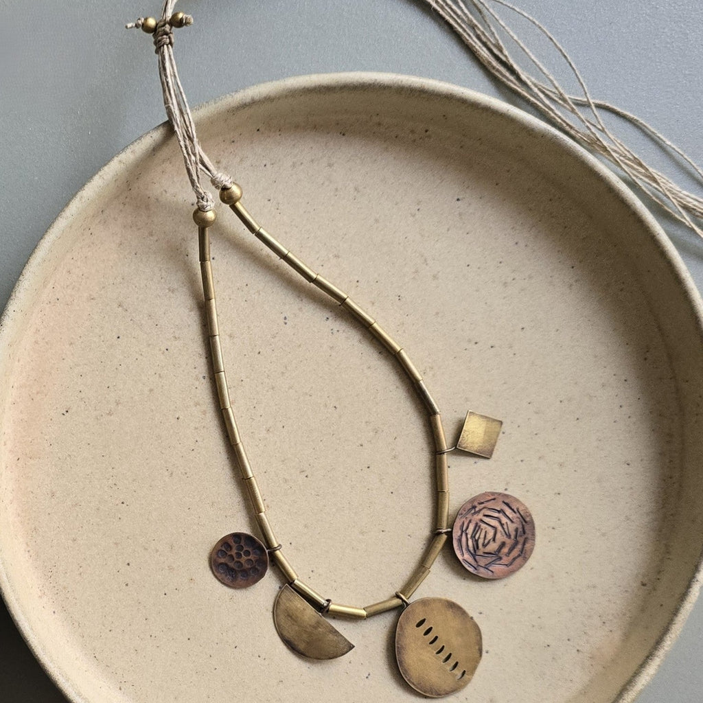 Geometric necklace