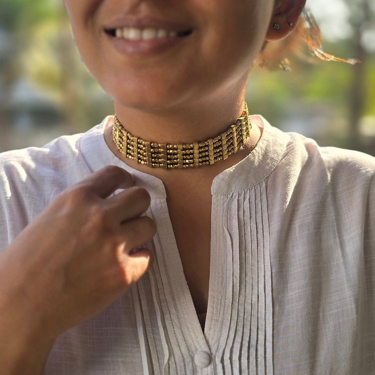 Elowen Elegance Beaded choker