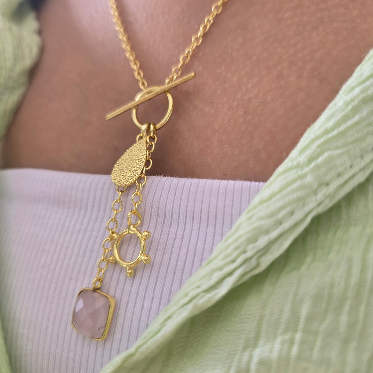 Rose Charm Necklace