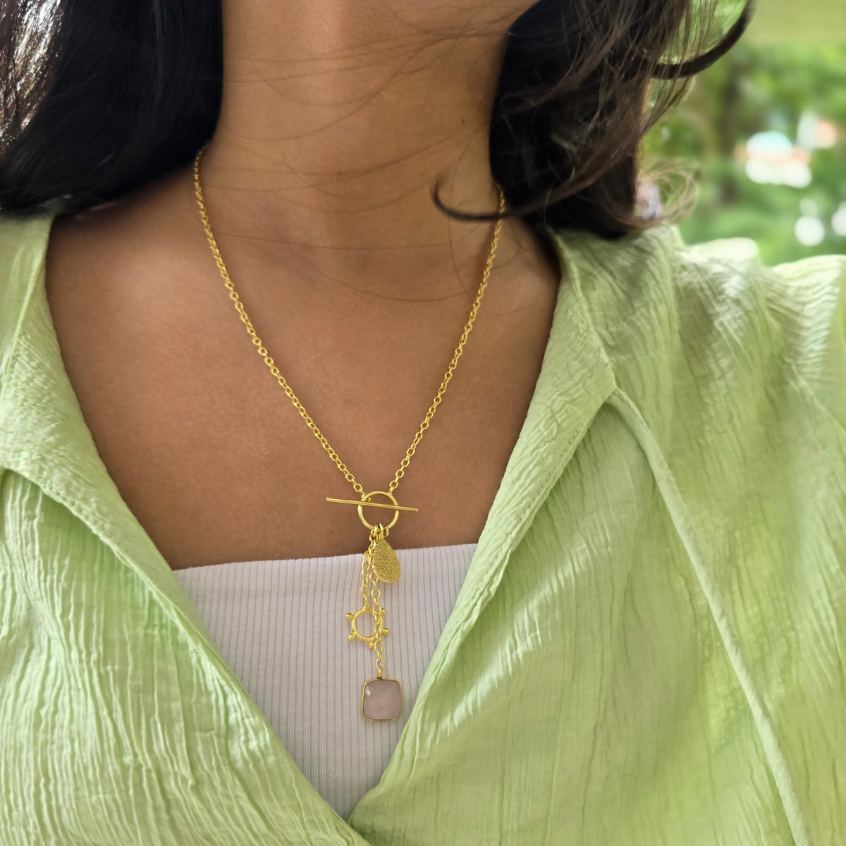 Rose Charm Necklace