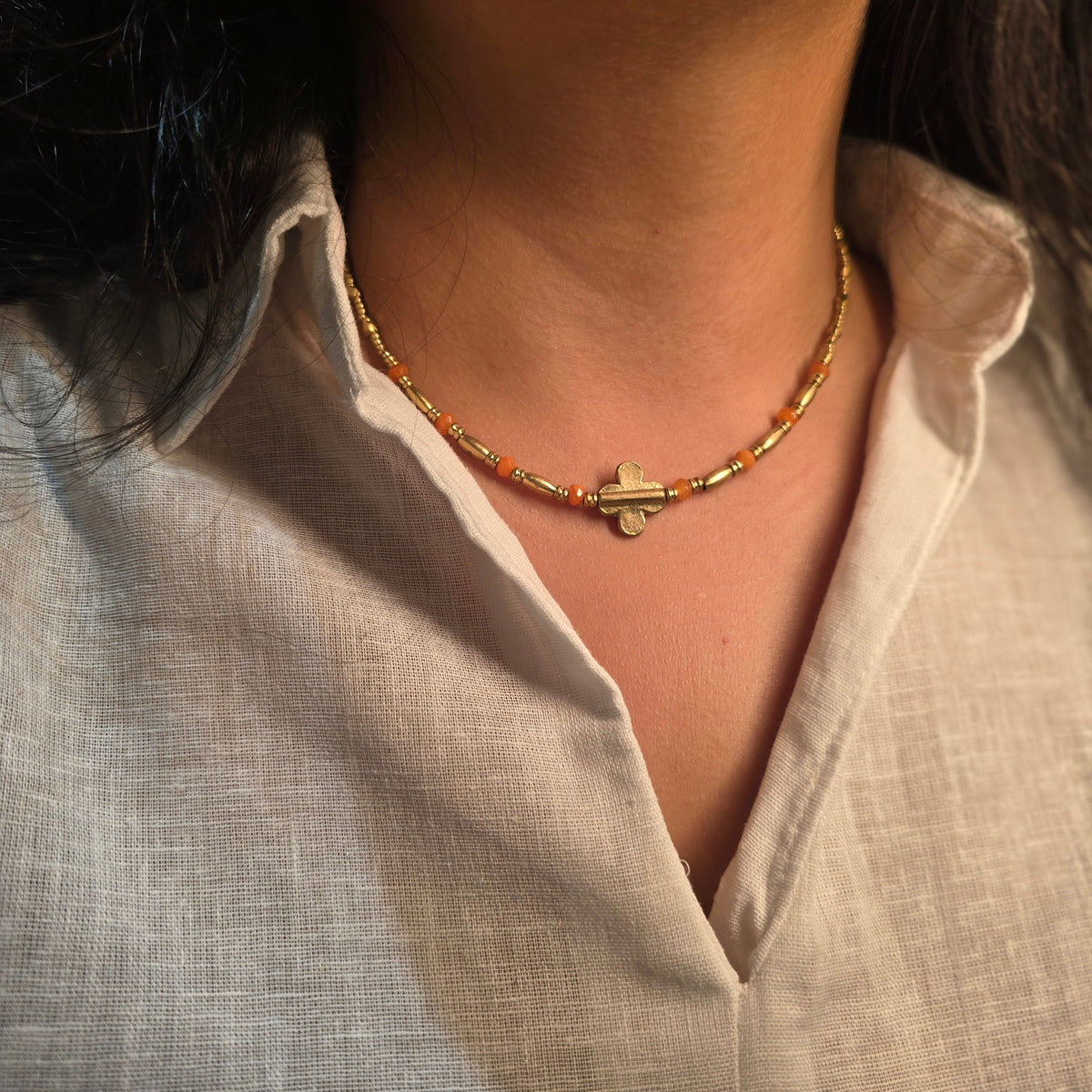 Dainty Charm Necklace - Blossom
