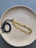 Anna thin brass choker