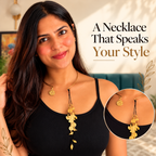 Hansli Necklace With Brass Charms