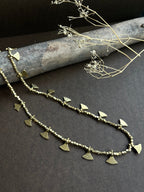 Brass axe necklace