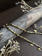 Brass axe necklace