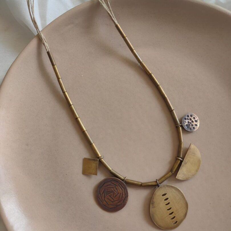 Geometric necklace