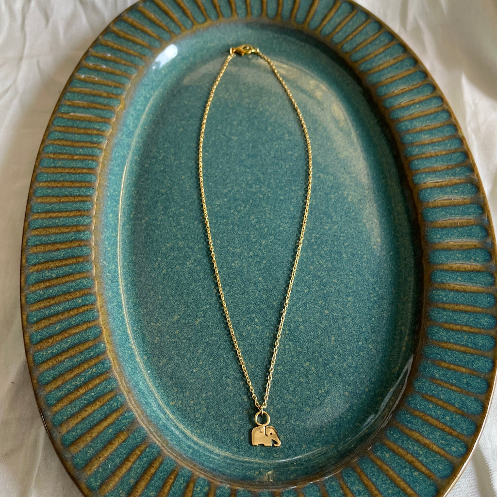 Elephant Pendant Necklace