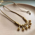 Marigold Brass Necklace