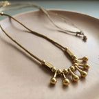 Marigold Brass Necklace