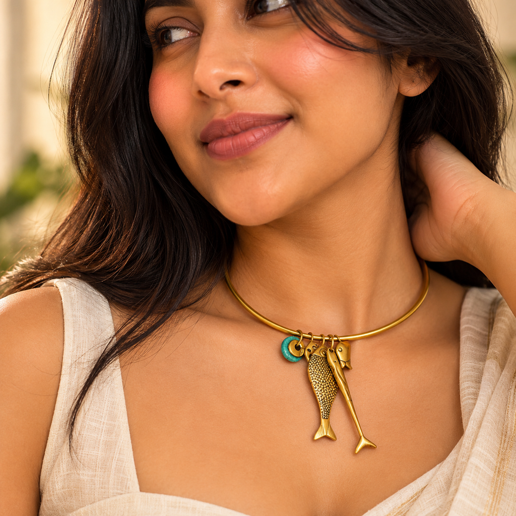 Fish Hansli Necklace
