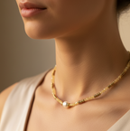 Golden zest necklace