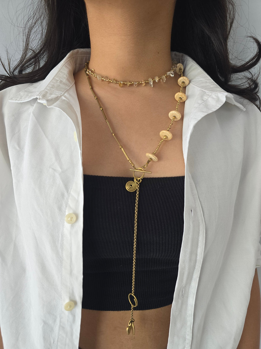 Ivory Drift Modular Jewelry Strand