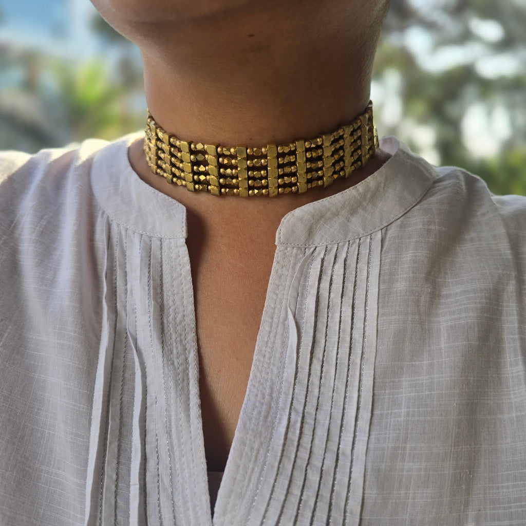 Elowen Elegance Beaded choker