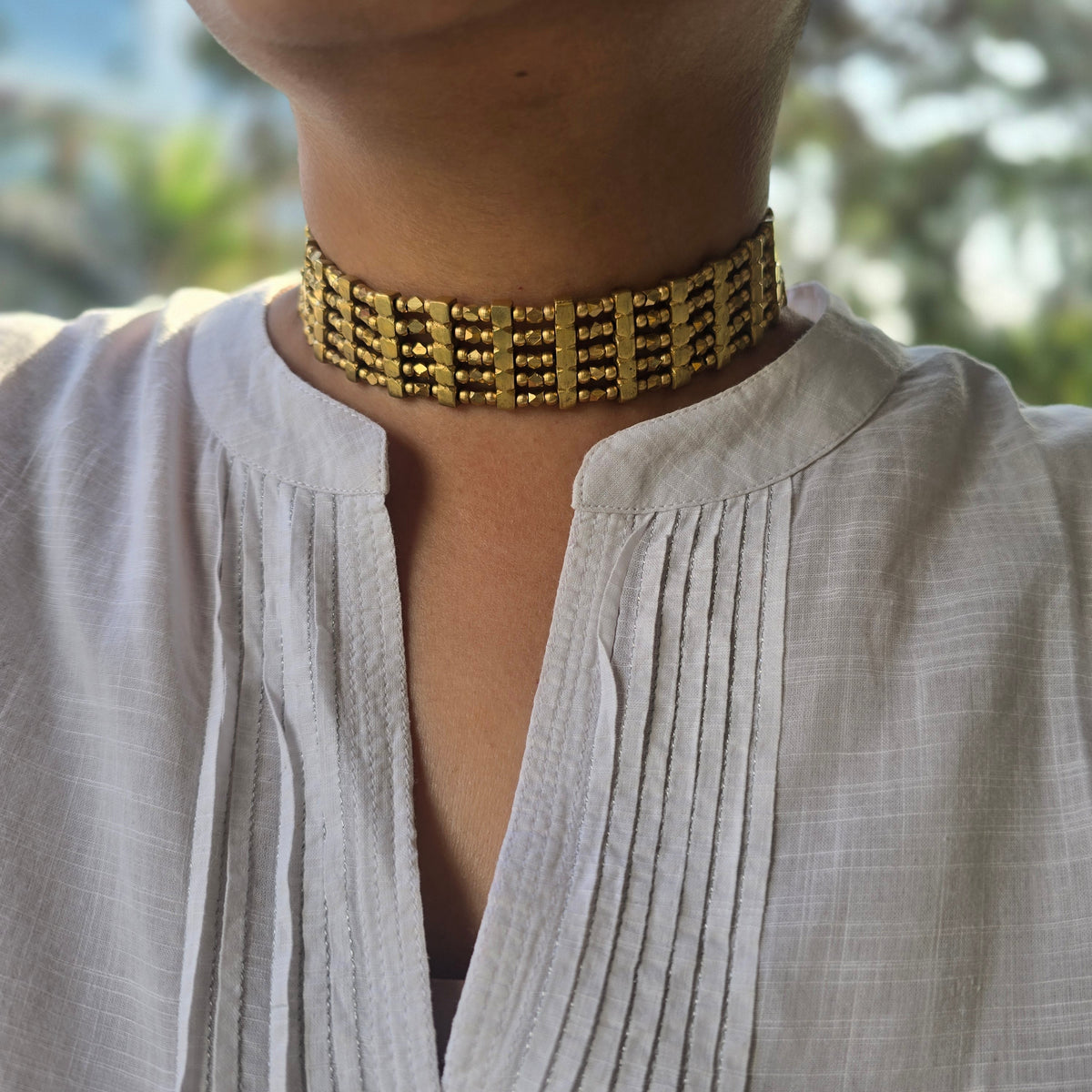 Elowen Elegance Beaded choker