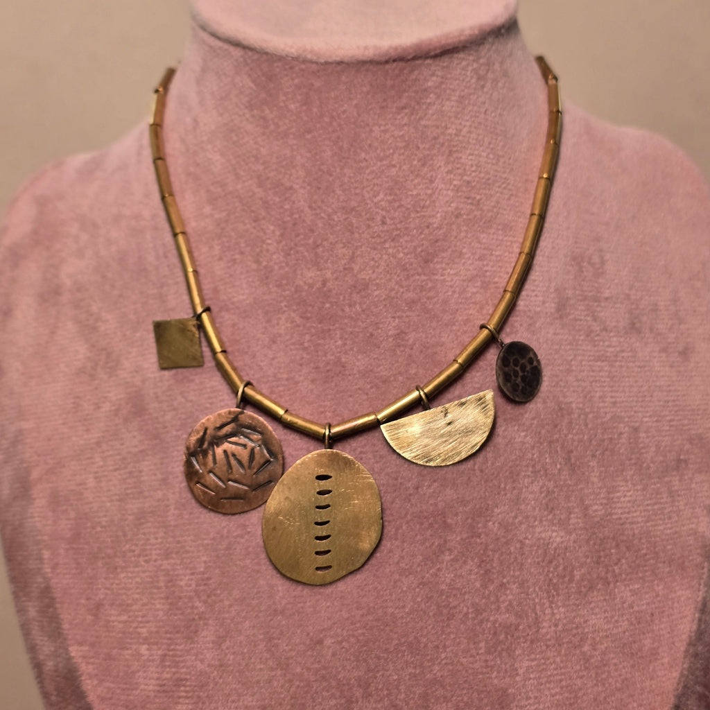 Geometric necklace