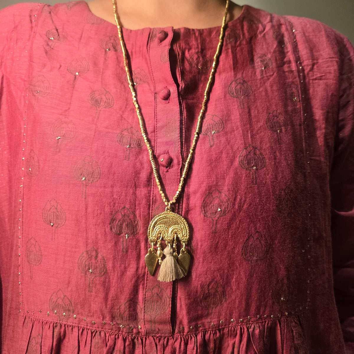 Chandrika long necklace