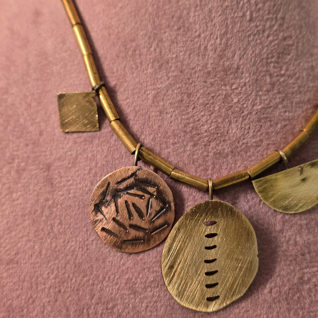 Geometric necklace
