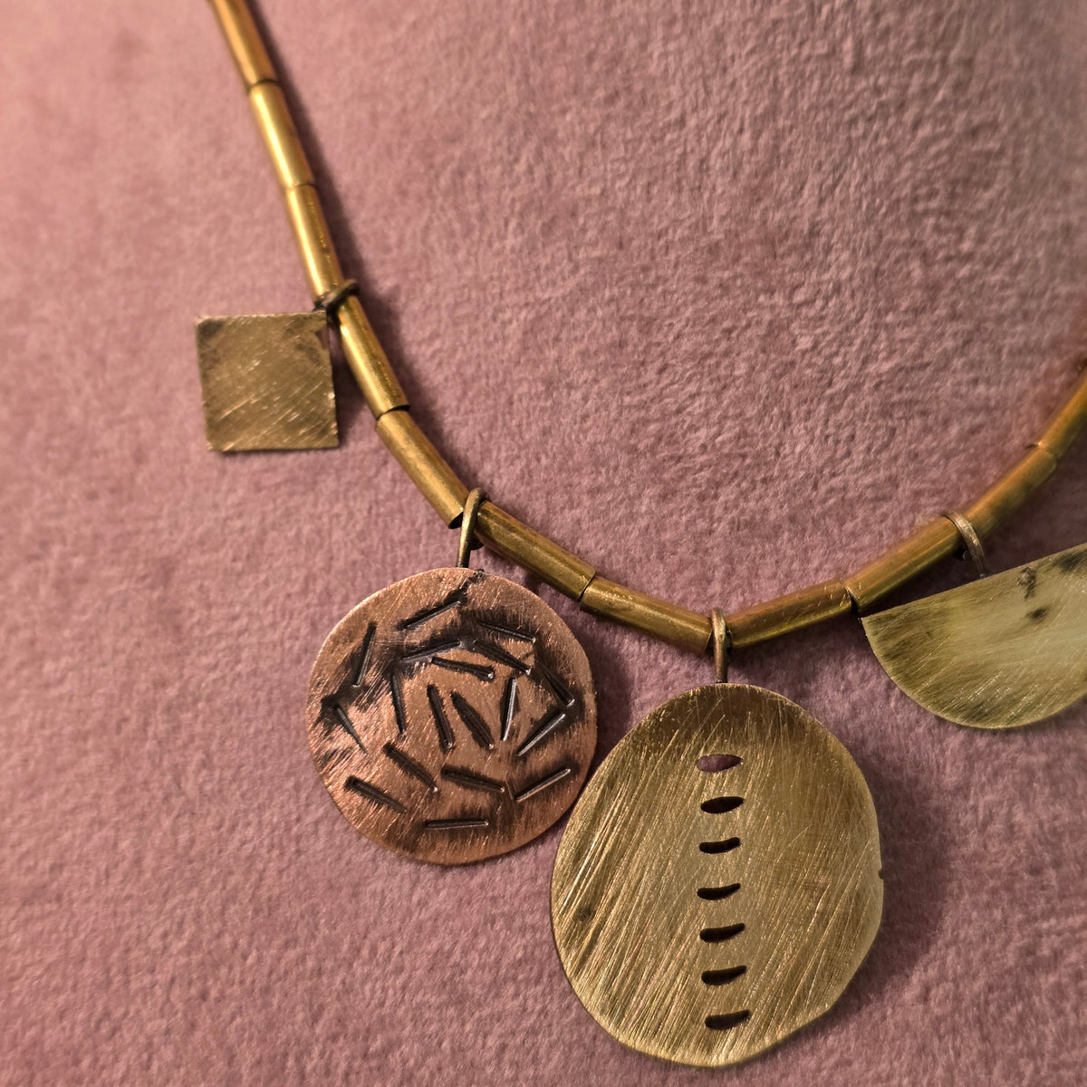 Geometric necklace