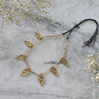 Brass Leaf Choker