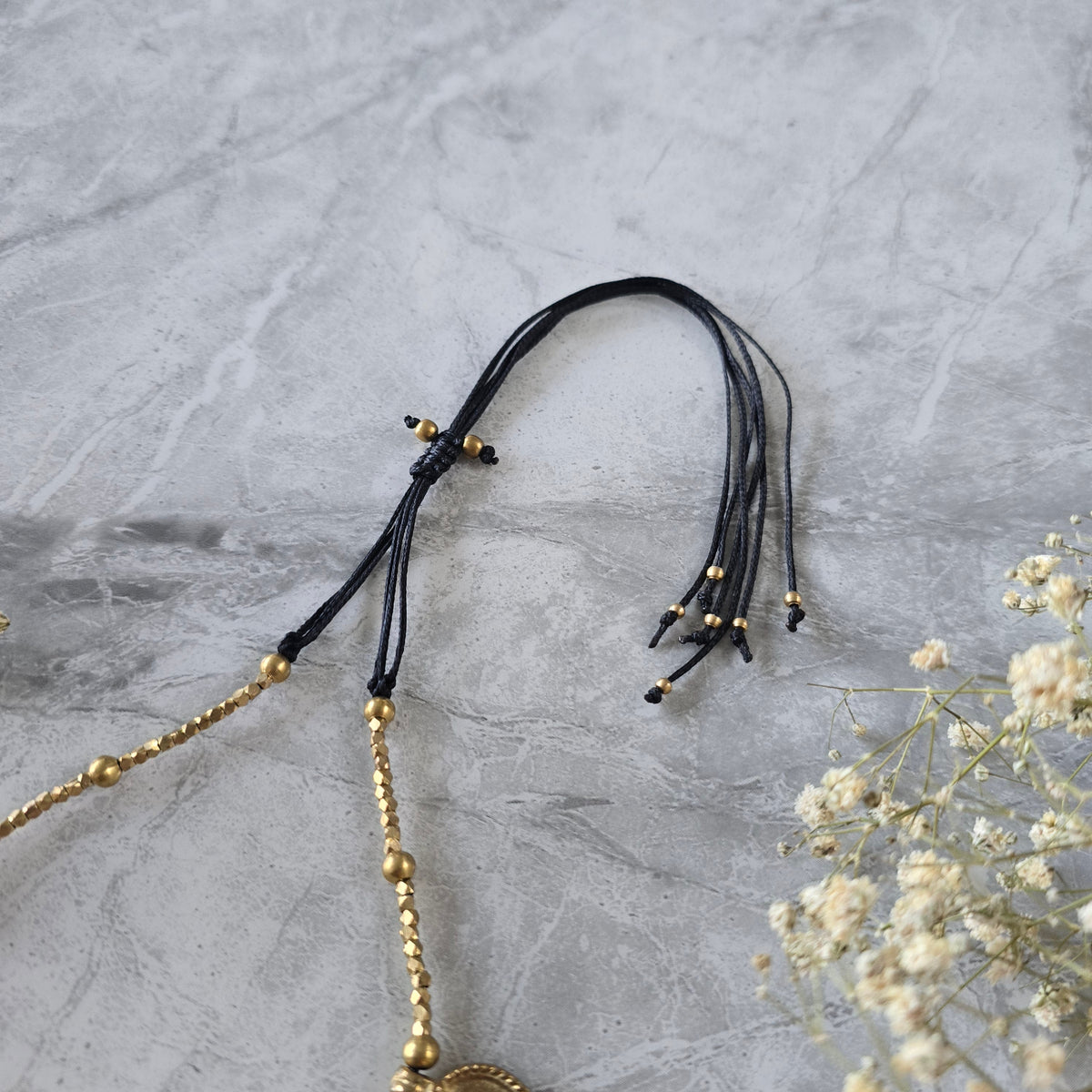 Brass Leaf Choker