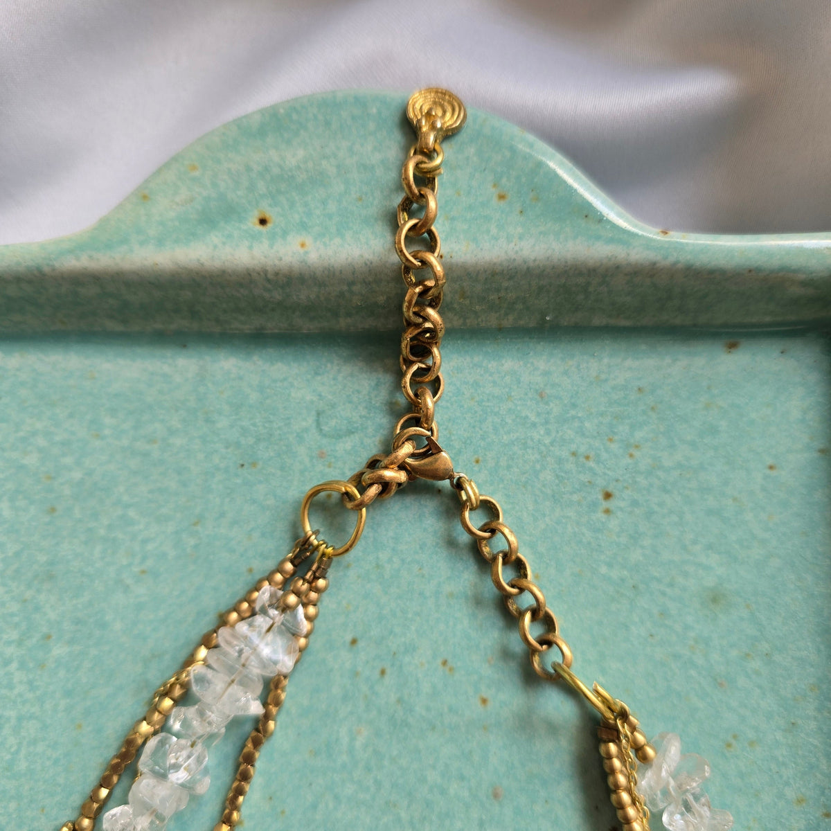 Clear Crystal Layered necklace