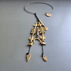 Hansli Necklace With Brass Charms