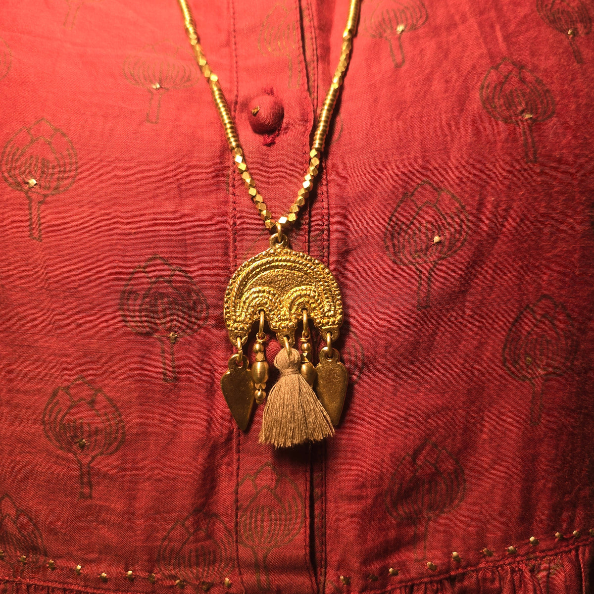 Chandrika long necklace