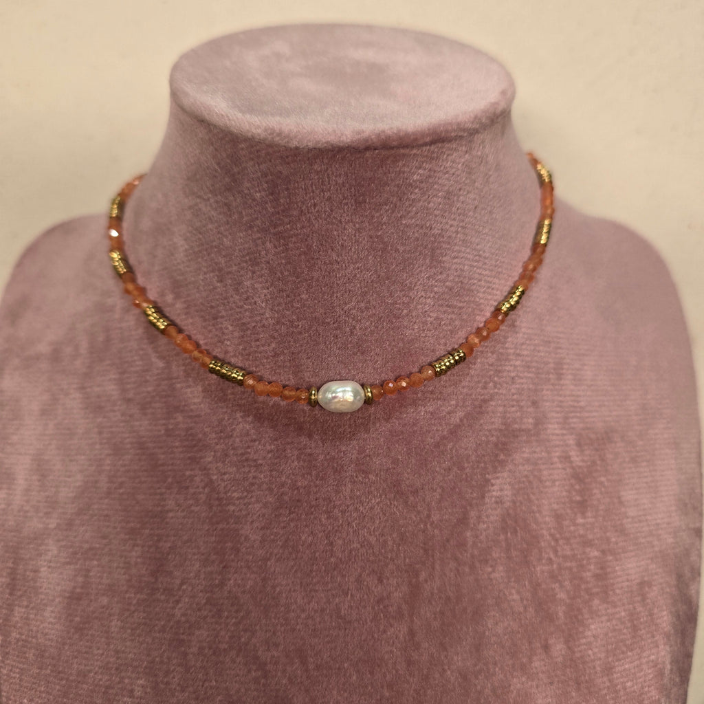 Tangerine necklace