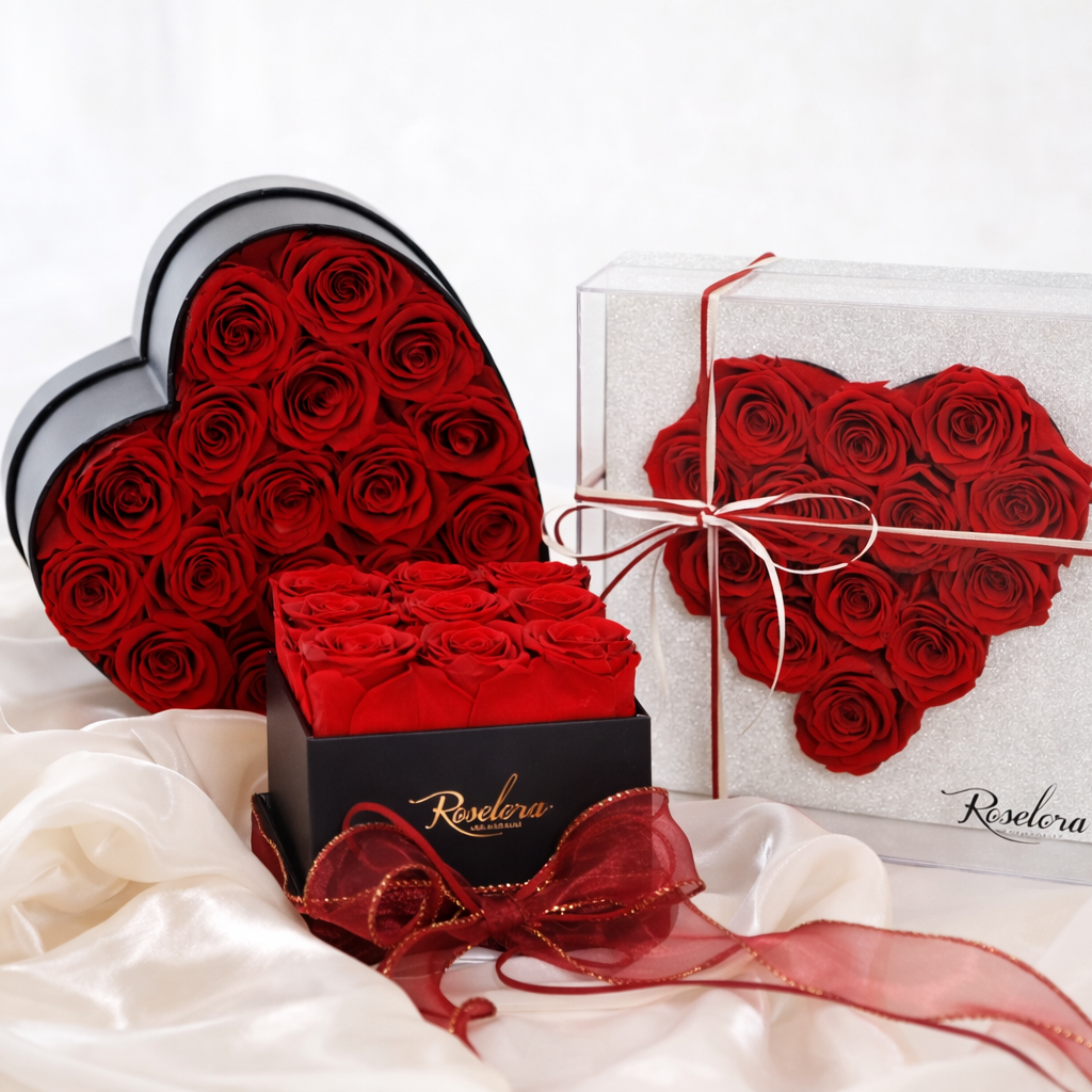 Small Heart · 18 Red Roses