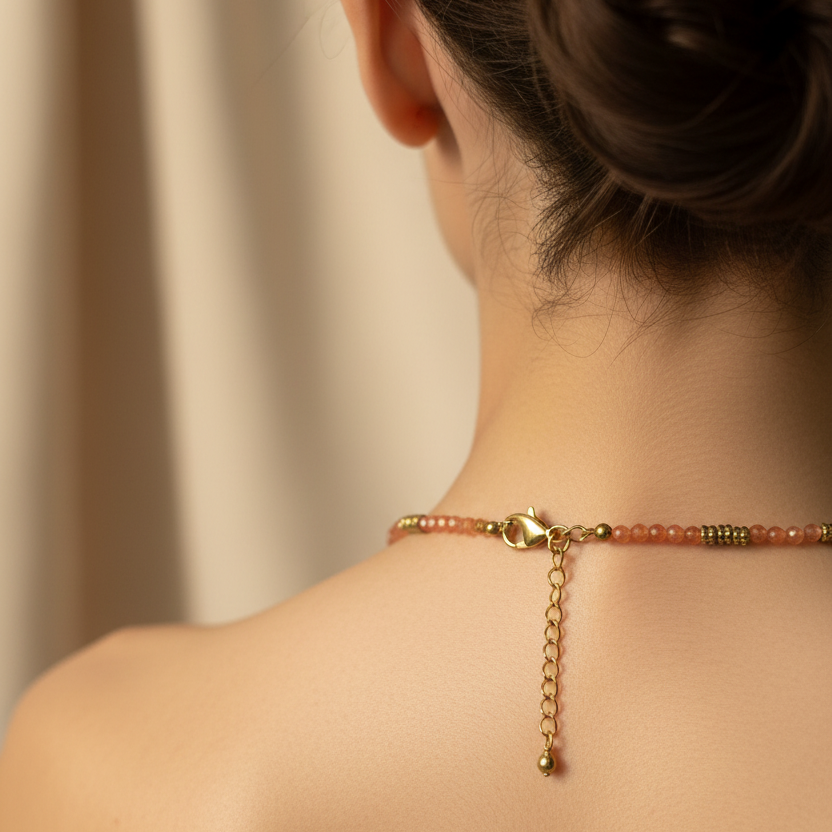 Tangerine necklace